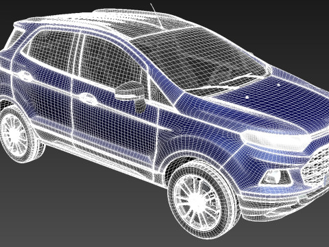 Ecosport 2016 3D Model