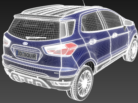 Ecosport 2016 3D Model
