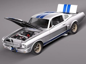 Mustang GT350h 1964 3D Model