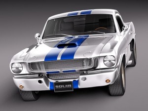 Mustang GT350h 1964 Modello 3D