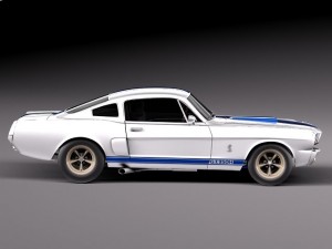 Mustang GT350h 1964 Modello 3D