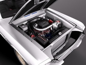 Mustang GT350h 1964 Modello 3D