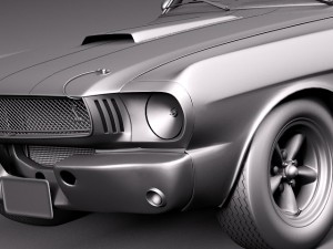 Mustang GT350h 1964 Modello 3D