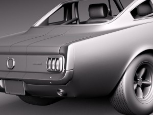 Mustang GT350h 1964 Modello 3D