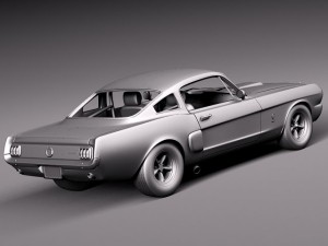 Mustang GT350h 1964 Modello 3D
