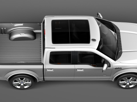 F-150 Crew Cab Limited 2016 Modello 3D