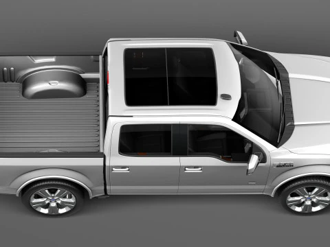 F-150 Crew Cab Limited 2016 3D Model