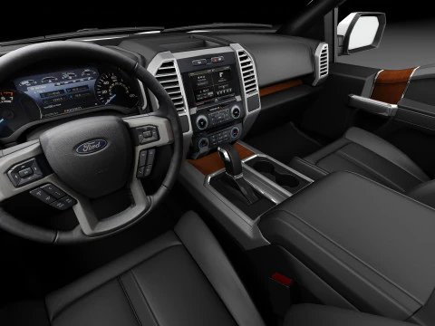 F-150 Crew Cab Limited 2016 3D Model