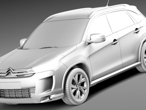 Citroen C4 Aircross 2013 3D Model