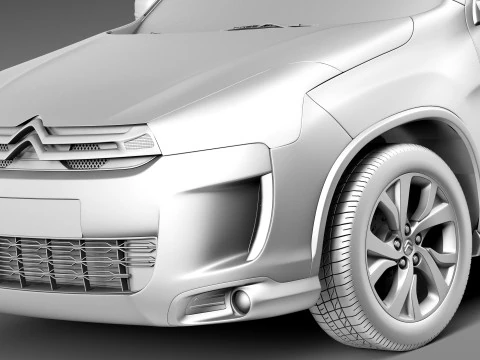 Citroen C4 Aircross 2013 3D Model