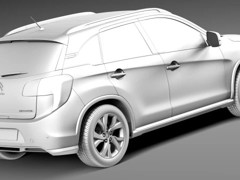 Citroen C4 Aircross 2013 3D Model