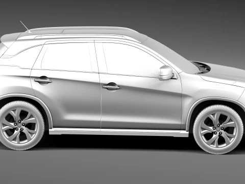 Citroen C4 Aircross 2013 3D Model