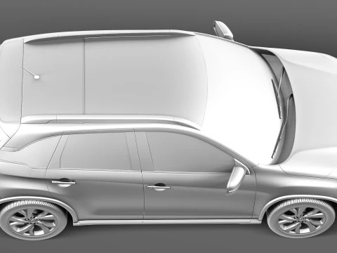 Citroen C4 Aircross 2013 3D Model