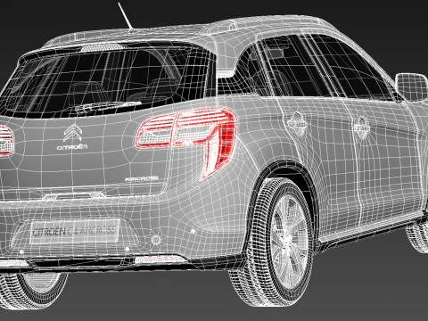Citroen C4 Aircross 2013 3D Model