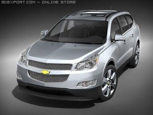Chevrolet Traverse 2008 3D 模型