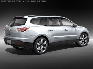 Chevrolet Traverse 2008 3D 模型