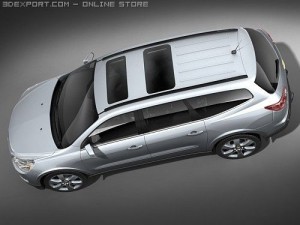 Chevrolet Traverse 2008 3D 模型