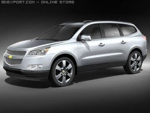 Chevrolet Traverse 2008 midpoly Modelo 3D