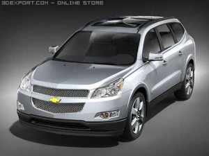 Chevrolet Traverse 2008 midpoly 3D Model