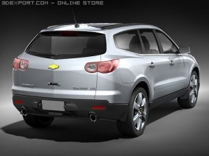 Chevrolet Traverse 2008 midpoly 3D 模型