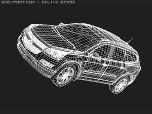 Chevrolet Traverse 2008 midpoly 3D Model