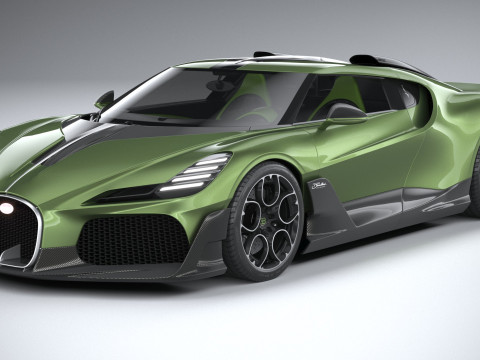 Bugatti Brouillard 2025 3D Model