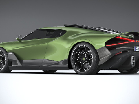Bugatti Brouillard 2025 3D Model