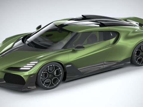 Bugatti Brouillard 2025 3D Model