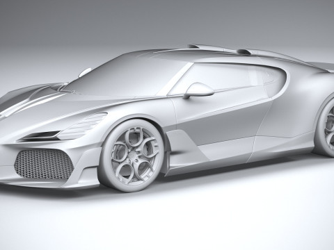 Bugatti Brouillard 2025 3D Model