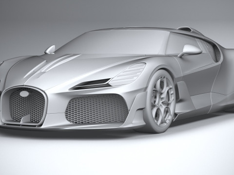 Bugatti Brouillard 2025 3D Model