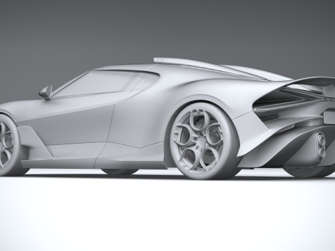 Bugatti Brouillard 2025 3D Model