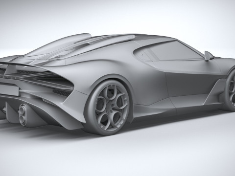 Bugatti Brouillard 2025 3D Model