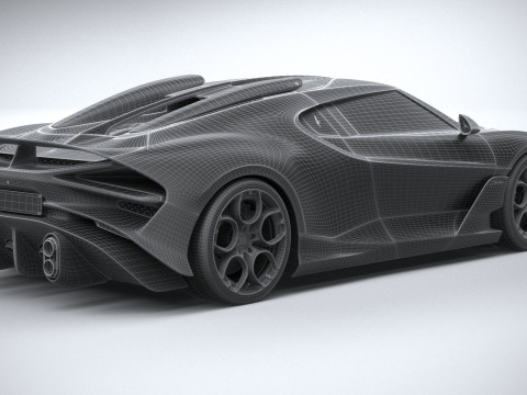 Bugatti Brouillard 2025 3D Model