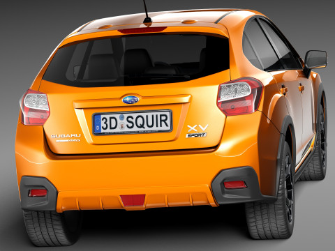 Subaru Impreza XV Crosstrek 2013 Modèle 3D