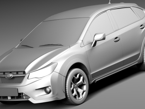 Subaru Impreza XV Crosstrek 2013 Modèle 3D