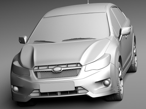 Subaru Impreza XV Crosstrek 2013 Modèle 3D