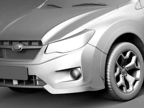 Subaru Impreza XV Crosstrek 2013 Modèle 3D