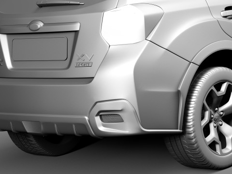 Subaru Impreza XV Crosstrek 2013 Modèle 3D