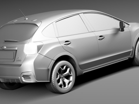 Subaru Impreza XV Crosstrek 2013 Modèle 3D