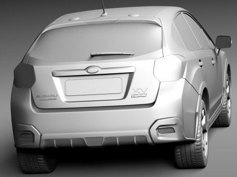 Subaru Impreza XV Crosstrek 2013 Modèle 3D