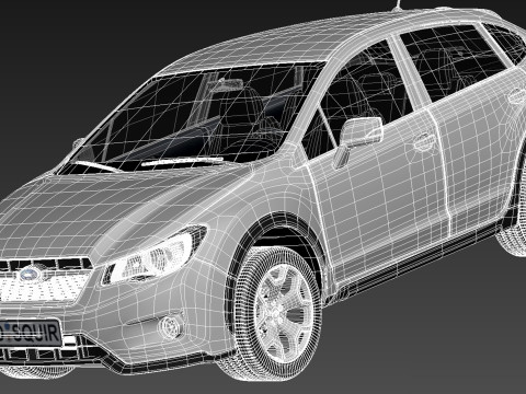 Subaru Impreza XV Crosstrek 2013 Modèle 3D