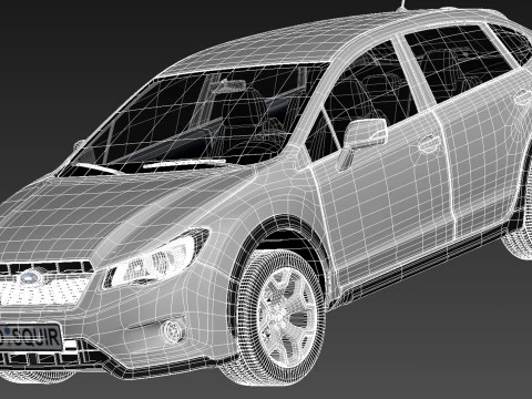 Subaru Impreza XV Crosstrek 2013 3D Model