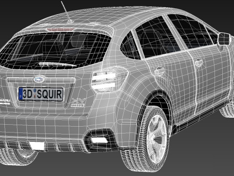 Subaru Impreza XV Crosstrek 2013 Modèle 3D