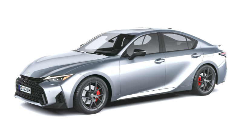 Lexus IS 350 2026 3D 模型 .c4d .max .obj .3ds .fbx .stl .blend 