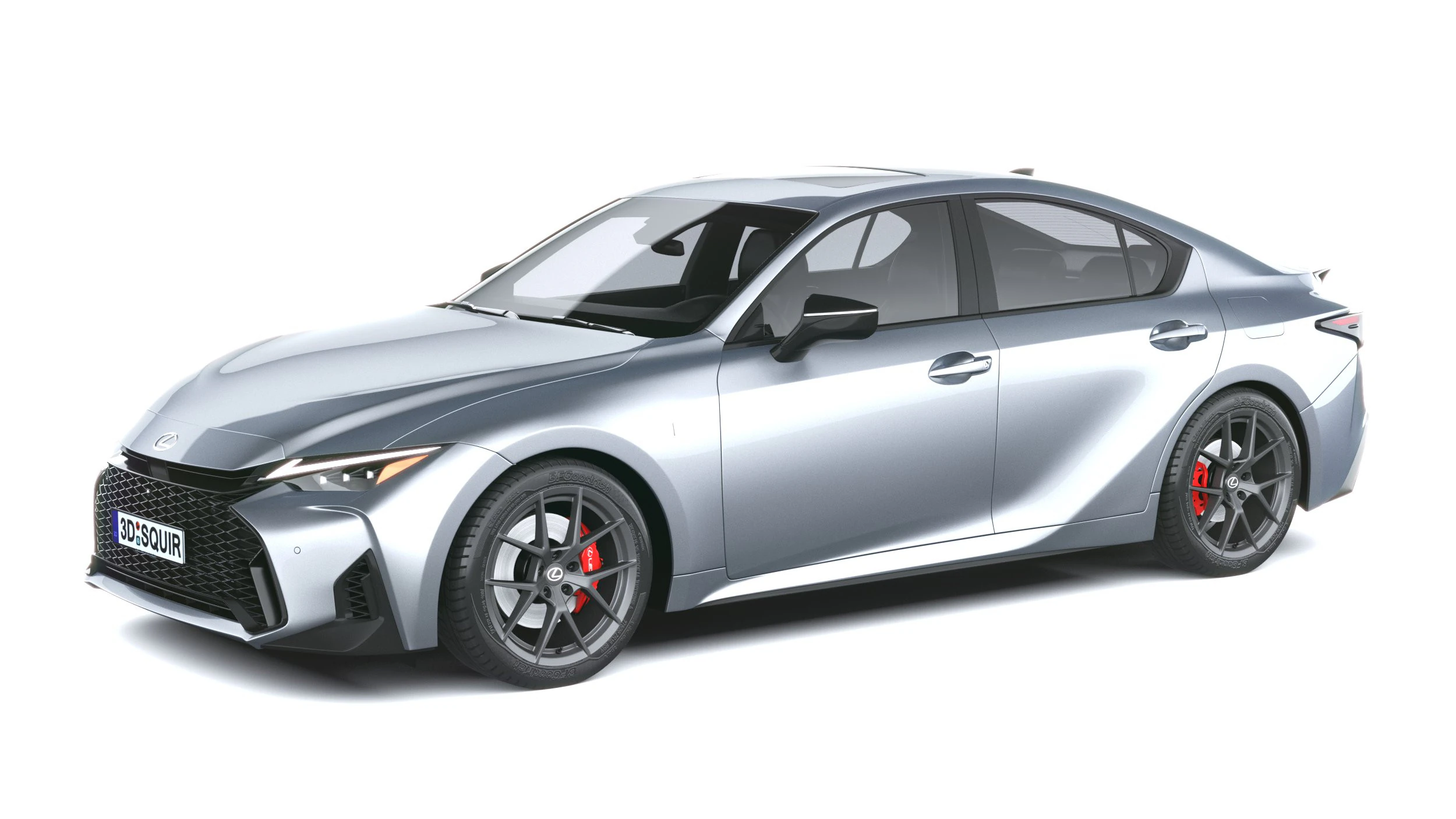 Lexus IS 350 2026 3D Model .c4d .max .obj .3ds .fbx .stl .blend