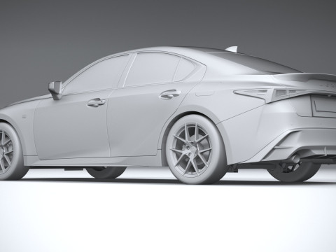 Lexus IS 350 2026 3D 模型