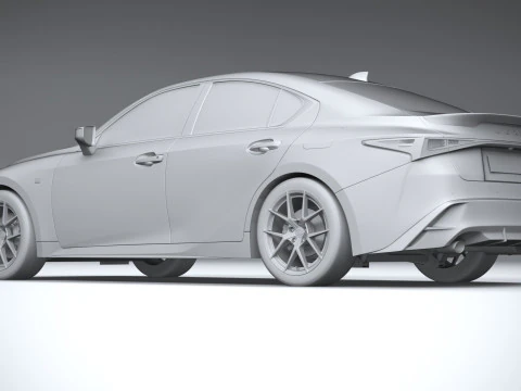 Lexus IS 350 2026 3D Model