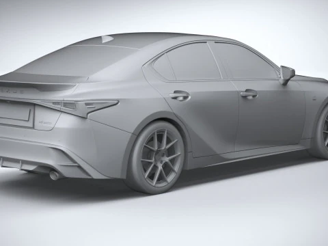Lexus IS 350 2026 3D Model