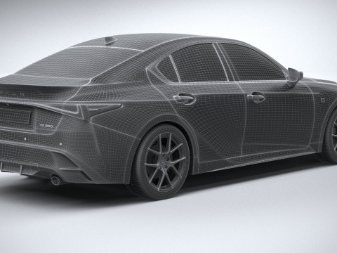 Lexus IS 350 2026 3D 模型