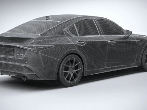 Lexus IS 350 2026 3D Model